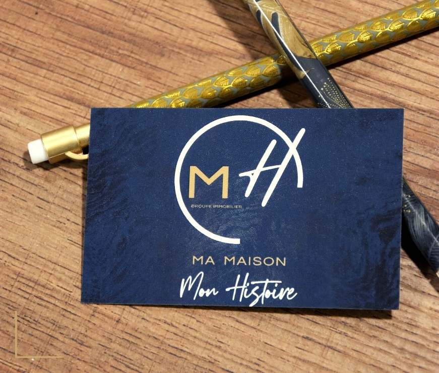 MH Immobilier - carte de visite - contact - agence immobilière - Chatillon sur Chalaronne